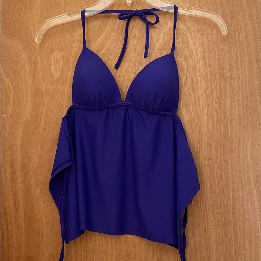 Malibu Deep Blue Swim Tankini top